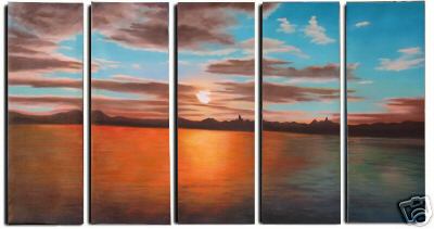 Dafen Oil Painting on canvas seascape painting -set226